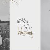 Blessing upon blessing